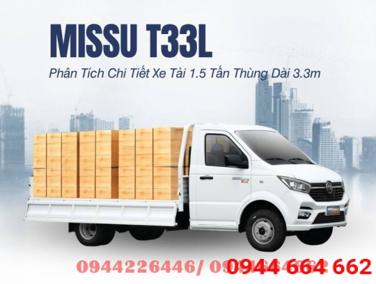 Đô Thành Missu T33L: Siêu Phẩm Xe Tải 1.5 Tấn Mới Của Đô Thành Auto