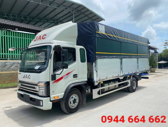 xe tải JAC N750E5 7.3 tấn Thùng Bạt Bửng Nhôm 6.2m 